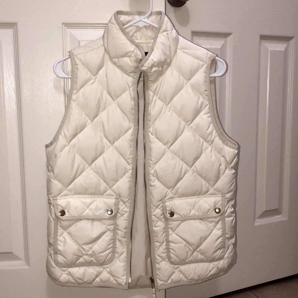 J crew Down feather vest